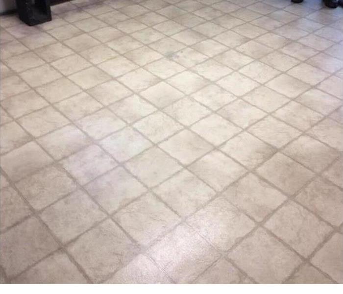 a very clean basement floor 
